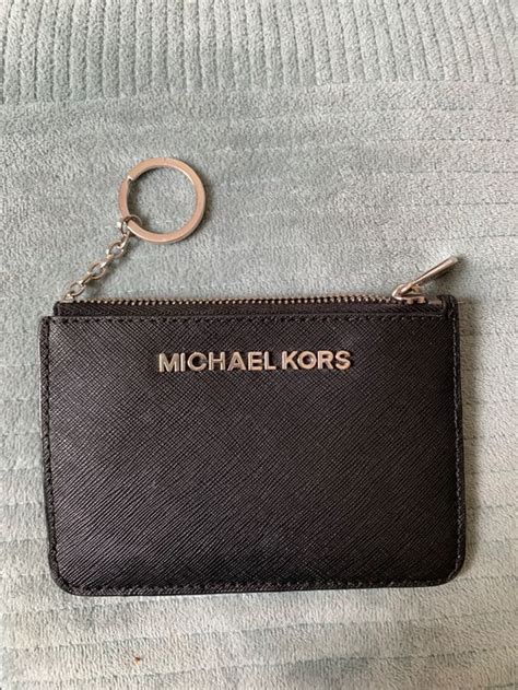 michael kors portemonnaie schwarz silber|Michael Kors silver wallets.